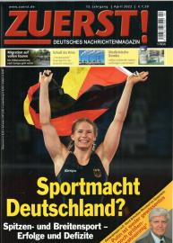 Zuerst! Deutsches Nachrichtenmagazin. 13. Jhg., April 2022