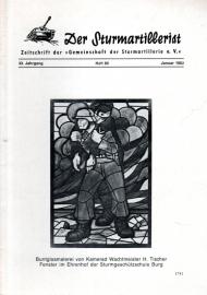 Der Sturmartillerist. Zeitschrift der Gemeinschaft der Sturmartillerie e.V. 34. Jahrgang, Heft 80, Januar 1983