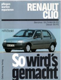 Renault Clio - 1,2 l / 40 kW (55PS ab 1/91, 1,4 l /55 kW (75 PS) ab 1/91, 1,8 l / 65 kW (88 PS) ab 7/91, 1,8 l / 99kW (135 PS) ab 5/91; Diesel 1,9 l/47 kW (64PS) ab 3/91.