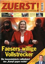 Zuerst! Deutsches Nachrichtenmagazin. 13. Jhg., Juni 2022