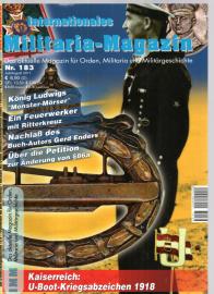 Internationales Militaria-Magazin IMM Nr. 183 Das aktuelle Magazin für Orden, Militaria und Militärgeschichte