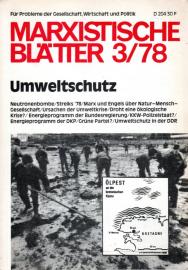 Marxistische Blätter 3/78: Umweltschutz