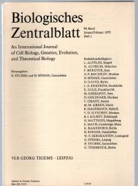 Biologisches Zentralblatt, 94. Band (1975), Heft 1