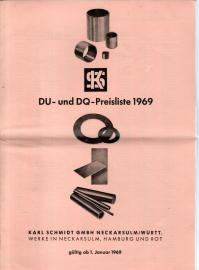 DU- und DQ-Preisliste 1969