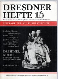 Dresdner Kultur im letzten Drittel des 18. Jahrhunderts - Teil 1 