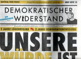 Demokratischer Widerstand. Wochenzeitung Nr. 83 ab 19. März 2022