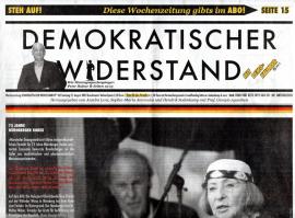 Demokratischer Widerstand. Wochenzeitung Nr. 102 ab 27. August 2022