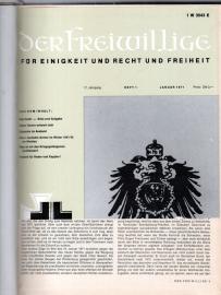 Der Freiwillige, für Einigkeit und Recht und Freiheit, Zeitschrift der Soldaten der ehemaligen Waffen-SS (HIAG) 1971-1972