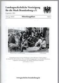 Mitteilungsblatt der Landesgeschichtlichen Vereinigung für die Mark Brandenburg e. V. 123. Jahrgang, Nr. 3 (2022)