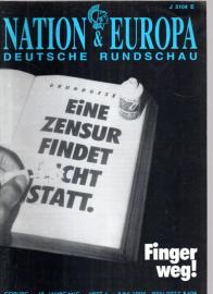 Nation & Europa Deutsche Rundschau 45. Jg. Heft 6 Juni 1995