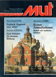 MUT Forum für Kultur Politik und Geschichte September 1999 Heft Nr.385