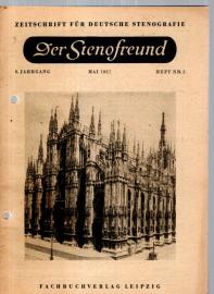 Der Stenofreund : Zeitschrift für Deutsche Stenografie 8. Jhg. Heft Nr. 5, Mai 1957