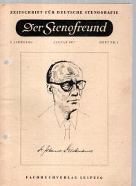 Der Stenofreund : Zeitschrift für Deutsche Stenografie 8. Jhg. Heft Nr. 1, Jan. 1957