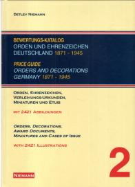 Bewertungskatalog Orden und Ehrenzeichen Deutschland 1871-1945 / Price guide orders and decorations Germany 1871 - 1945