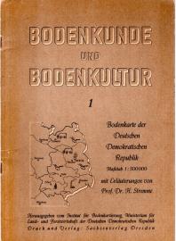 Bodenkunde und Bodenkultur 1. - Bodenkarte der DDR 1: 500 000