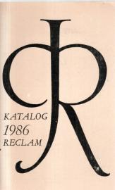 Katalog 1986 RECLAM 