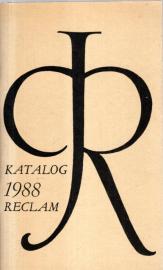 Katalog 1988 RECLAM 