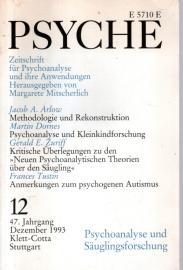 Psyche : Zeitschrift für Psychoanalyse und ihre Anwendungen : 47. Jahrgang 1992, Heft 12