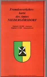 Fremdenverkehrskarte des Amtes Niedergörsdorf 