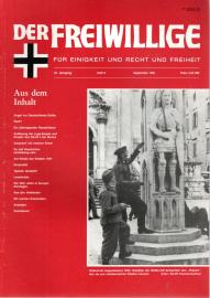 Der Freiwillige. Für Einigkeit und Recht und Freiheit 37. Jg, Heft 9 (Sept. 1991)
