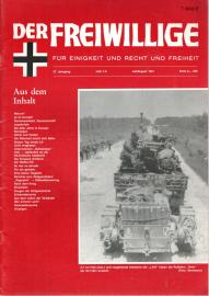Der Freiwillige. Für Einigkeit und Recht und Freiheit 37. Jg, Heft 7-8 (Juli/Aug. 1991)