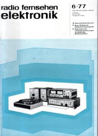 radio fernsehen elektronik, 6 / 1977