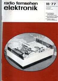 radio fernsehen elektronik, 18 / 1977
