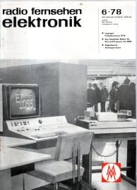 radio fernsehen elektronik, 6 / 1978