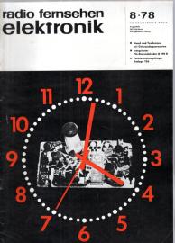 radio fernsehen elektronik, 8 / 1978