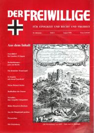 Der Freiwillige. Für Einigkeit und Recht und Freiheit 44. Jg, Heft 8 (Aug. 1998)