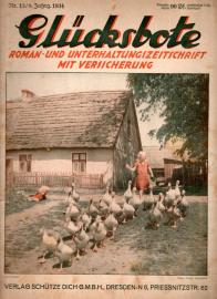 Glücksbote : Roman- u. Unterhaltungszeitschrift mit Versicherung, 8.Jahrg., Nr. 13 (1934)