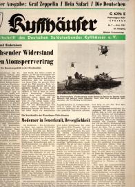 Kyffhäuser. Zeitschrift des Deutschen Soldatenbundes e.V. 85 Jg., Nr. 3 März 1967