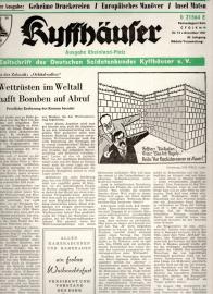 Kyffhäuser. Zeitschrift des Deutschen Soldatenbundes e.V. 85 Jg., Nr. 12, Dez. 1967