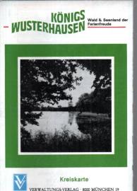 Königs Wusterhausen Wald & Seenland der Ferienfreude Kreiskarte 