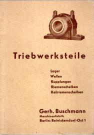 Triebwerksteile . Haupt-Katalog Nr. 18, Ausg. April 1952