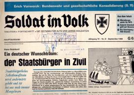 Soldat im Volk - Die Zeitung für alte und junge Soldaten. Jg. 19, Nr. 9 September 1969