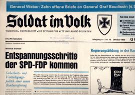 Soldat im Volk - Die Zeitung für alte und junge Soldaten. Jg. 19, Nr. 10 Okt. 1969