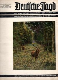 Deutsche Jagd - Mit den amtlichen Nachrichten der deutschen Jagdbehörden und Jagdgebrauchshundfachschaften - Jg. 1939 , Nr. 20