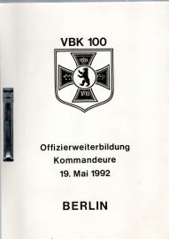 Offizierweiterbildung Kommandeure 19. Mai 1992 BERLIN 