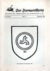 Der Sturmartillerist. Zeitschrift der Gemeinschaft der Sturmartillerie e.V. 30. Jahrgang, Heft 74, Sept. 1980