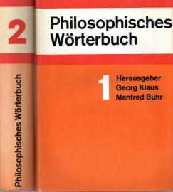 Philosophisches Wörterbuch ( 2 Bände )