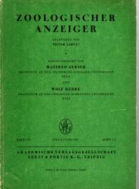 Zoologischer Anzeiger. Band 179, Heft 1/2