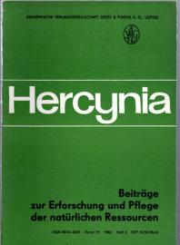 HERCYNIA. Beiträge zur Erforschung und Pflege natürlicher Ressourcen. Band 19, 1982 Heft 4