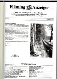 Fläming-Anzeiger. Amts- u. Mitteilungsblatt des Amtes Jüterbog 7.Jg. Nr. 1 - 22 (1997)