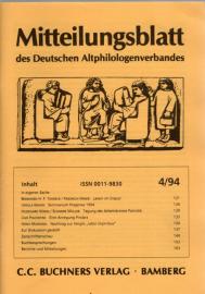 Mitteilungsblatt des Deutschen Altphilologenverbandes 4/94