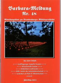 Barbara-Meldung Nr. 48: Mitteilungsblatt zur brandenburger Militärgeschichte