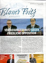 Blauer Fritz : Zeitung der AfD-Fraktion im Landtag Brandenburg II. Quart. 2024