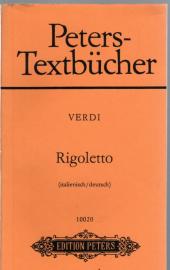 Peters-Textbücher :  Rigoletto (italienisch - deutsch)