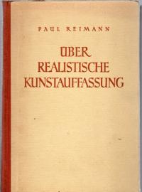 Über realistische Kunstauffassung