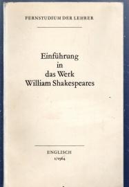 Einführung in das Werk William Shakespeares